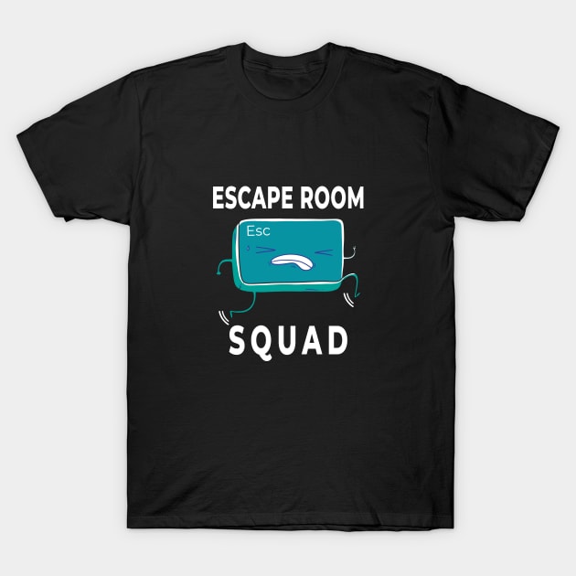 Funny escape room squad matching group party T-Shirt by BonnaVida